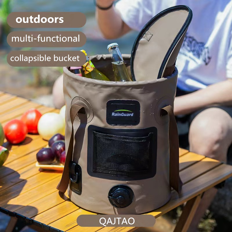 Fishing Bag Waterproof - Secchio pieghevole portatile da 25 litri