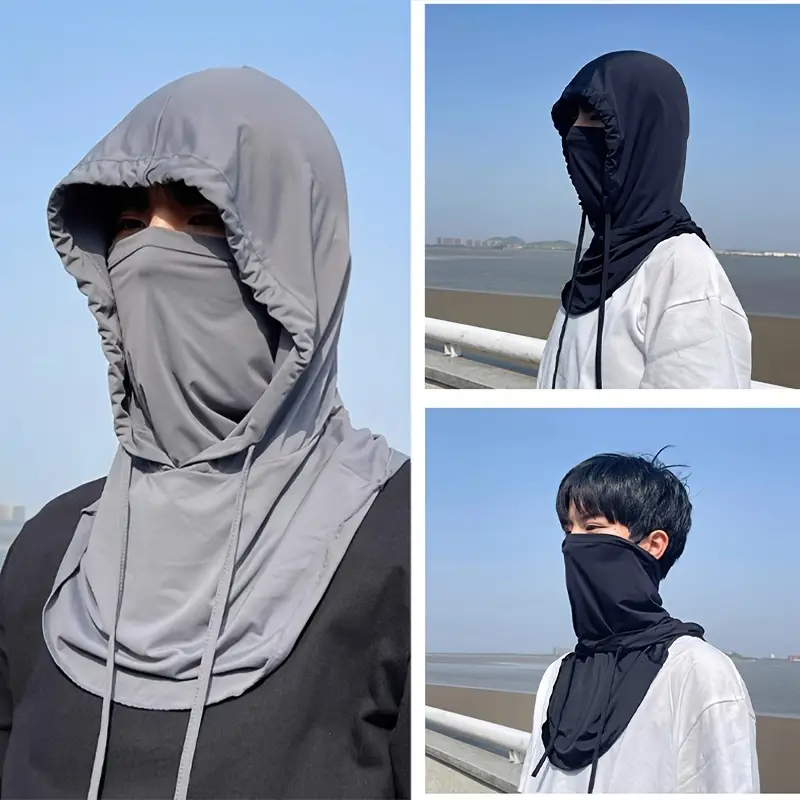 Fishing Mask Sun Protection - Cappuccio rinfrescante leggero da 360 gradi