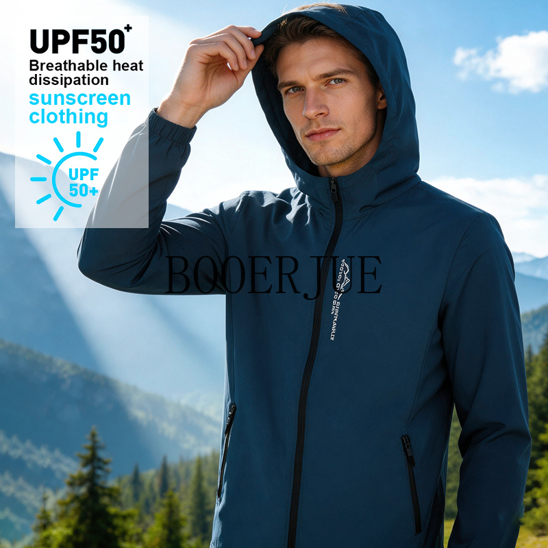 Fishing Jacket Waterproof - Giacca Impermeabile da Uomo per Escursionismo
