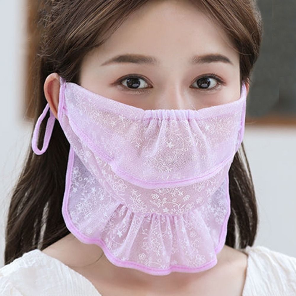 Fishing Mask Sun Protection - Wrap Cover sciarpa tinta unita protezione