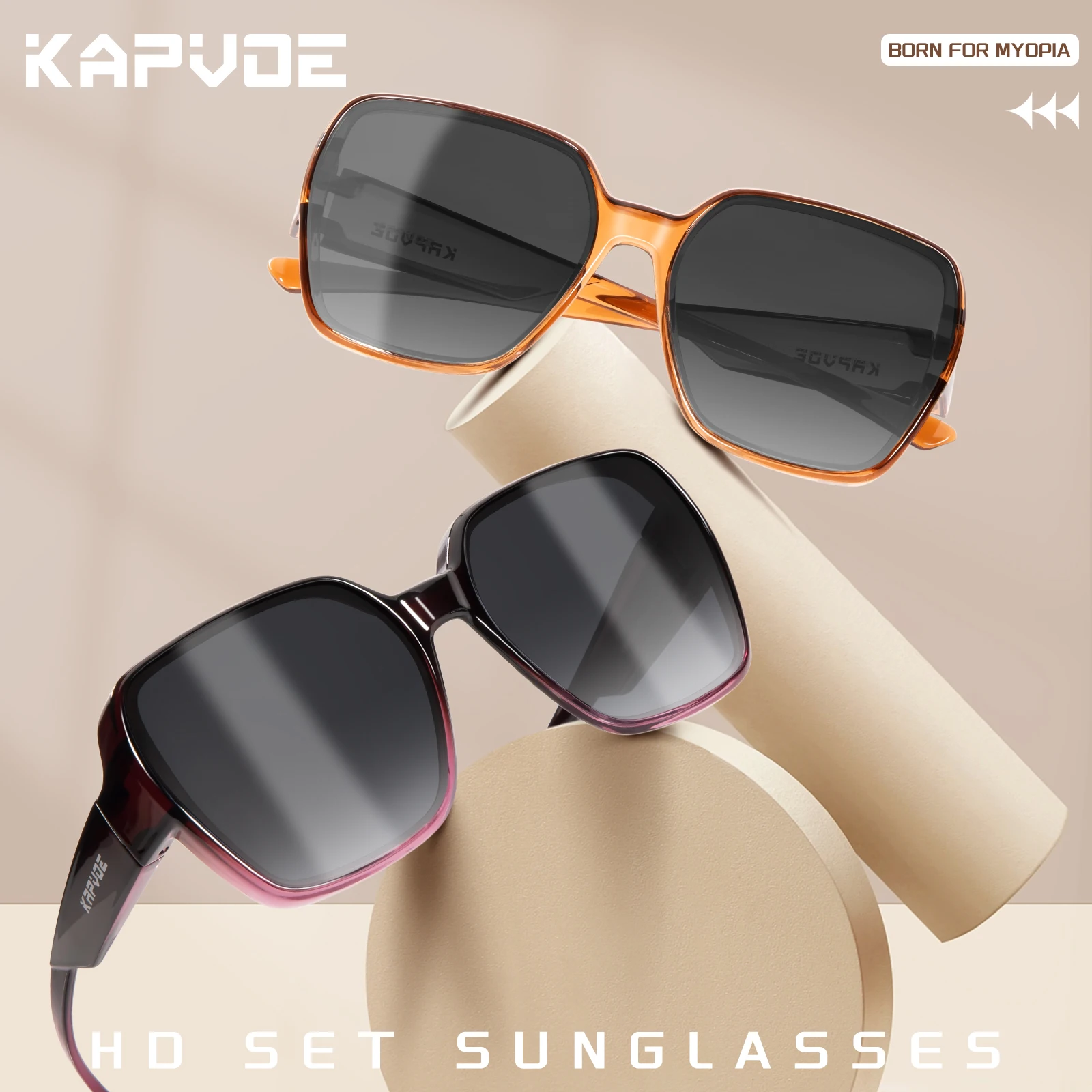 Fishing Sunglasses Polarized - Occhiali da Sole Kapvoe Fitover Oversize
