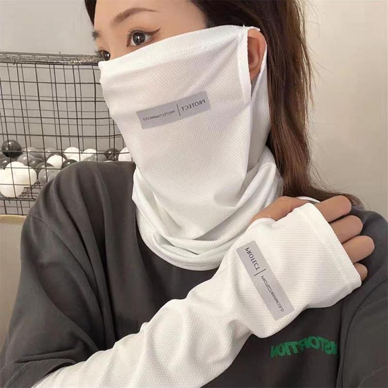 Fishing Mask Sun Protection - Set di protezione solare in seta