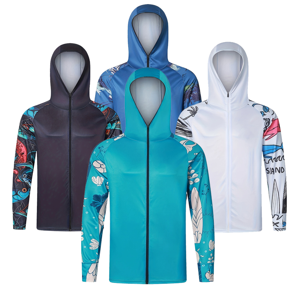 Fishing Jacket Waterproof - Giacca anti-UV UPF 50+ Escursionismo Abbigliamento