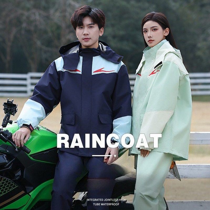 Fishing Rain Suit - Tuta antipioggia per moto Giacca e