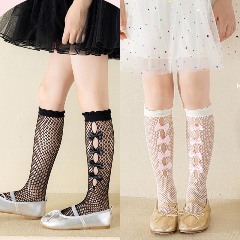 Fishing Socks - Calze a rete Lolita per bambine,