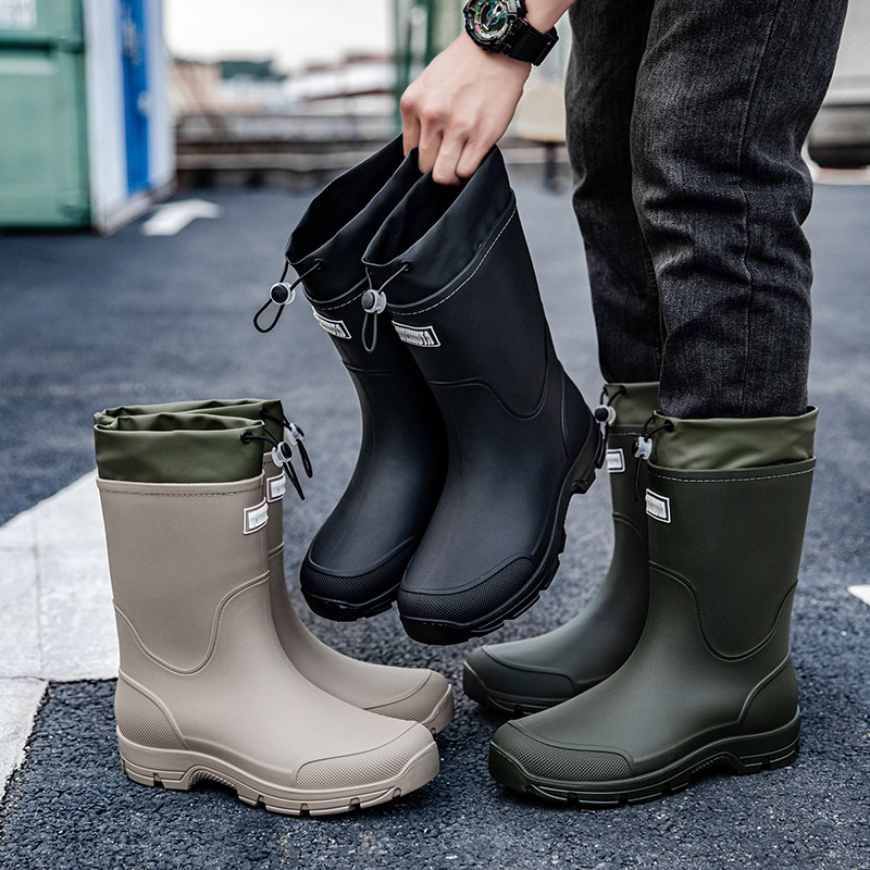 Fishing Boots - Scarpe in gomma con suola spessa