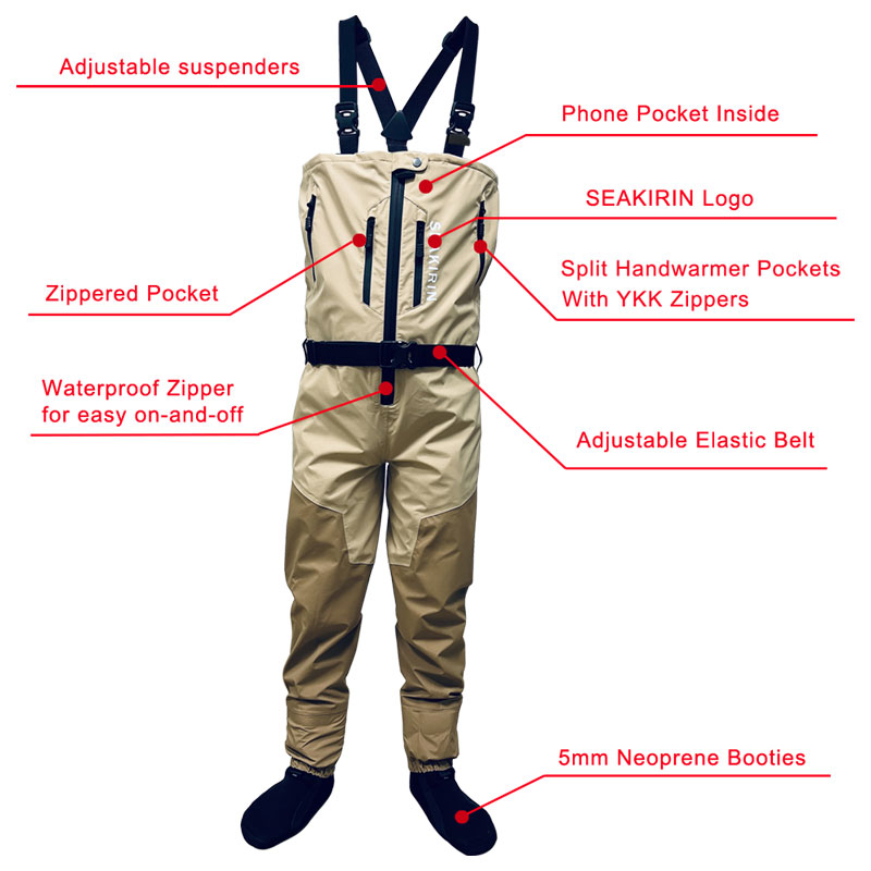 Trampolieri da pesca sul petto - Fishing Pants Waterproof recensione e prezzo