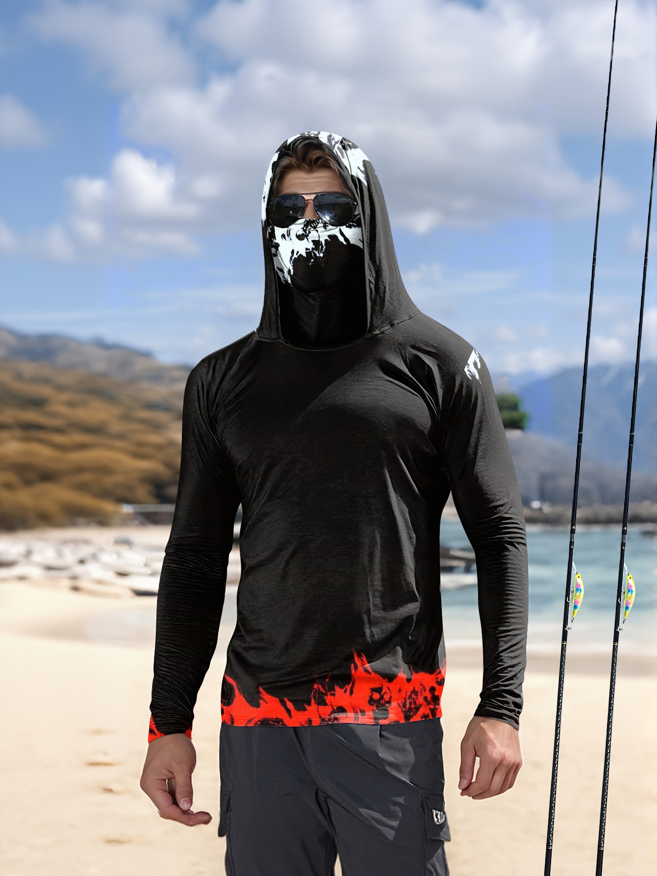 Maglietta da pesca a maniche l - Fishing Shirt Uv Protection recensione e prezzo