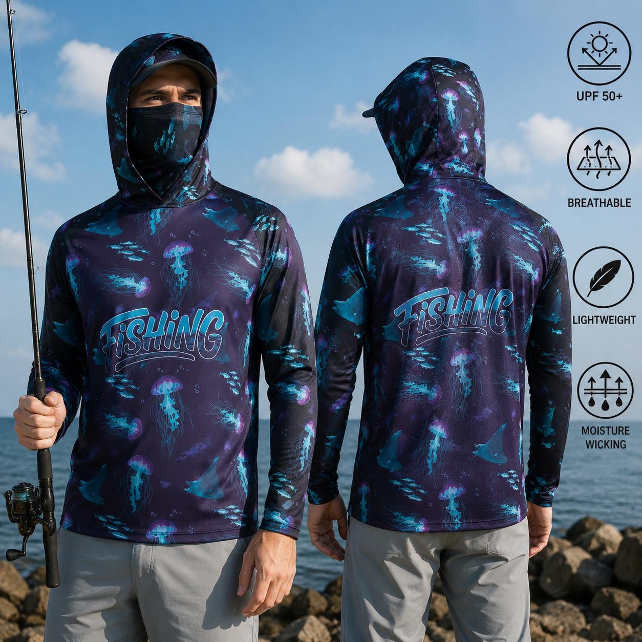Maglia da Pesca con Cappuccio  - Fishing Hoodie recensione e prezzo