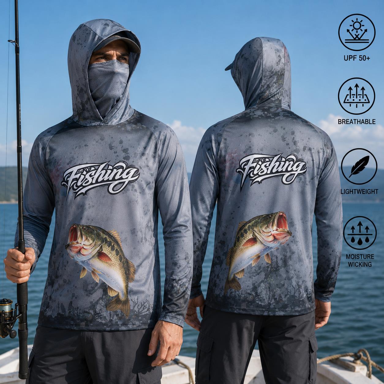 Maglia da Pesca con Cappuccio  - Fishing Hoodie recensione e prezzo