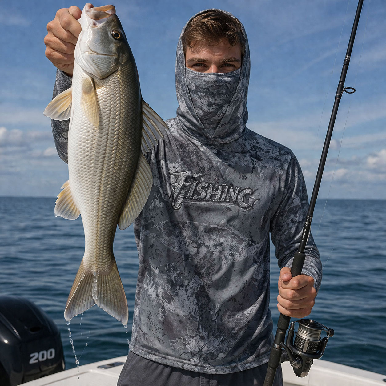 T-shirt da pesca con cappuccio - Fishing Hoodie recensione e prezzo