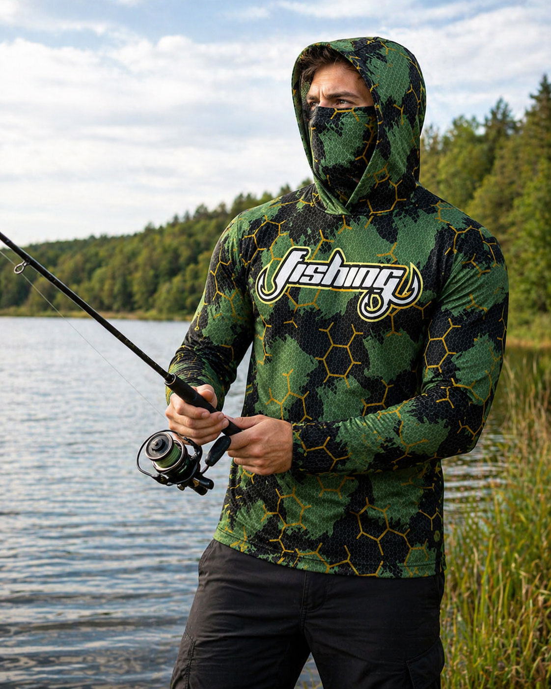 T-shirt da pesca con cappuccio - Fishing Hoodie recensione e prezzo
