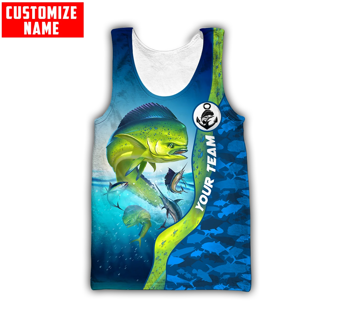 Nome personalizzato Mahi mahi  - Fishing Vest recensione e prezzo