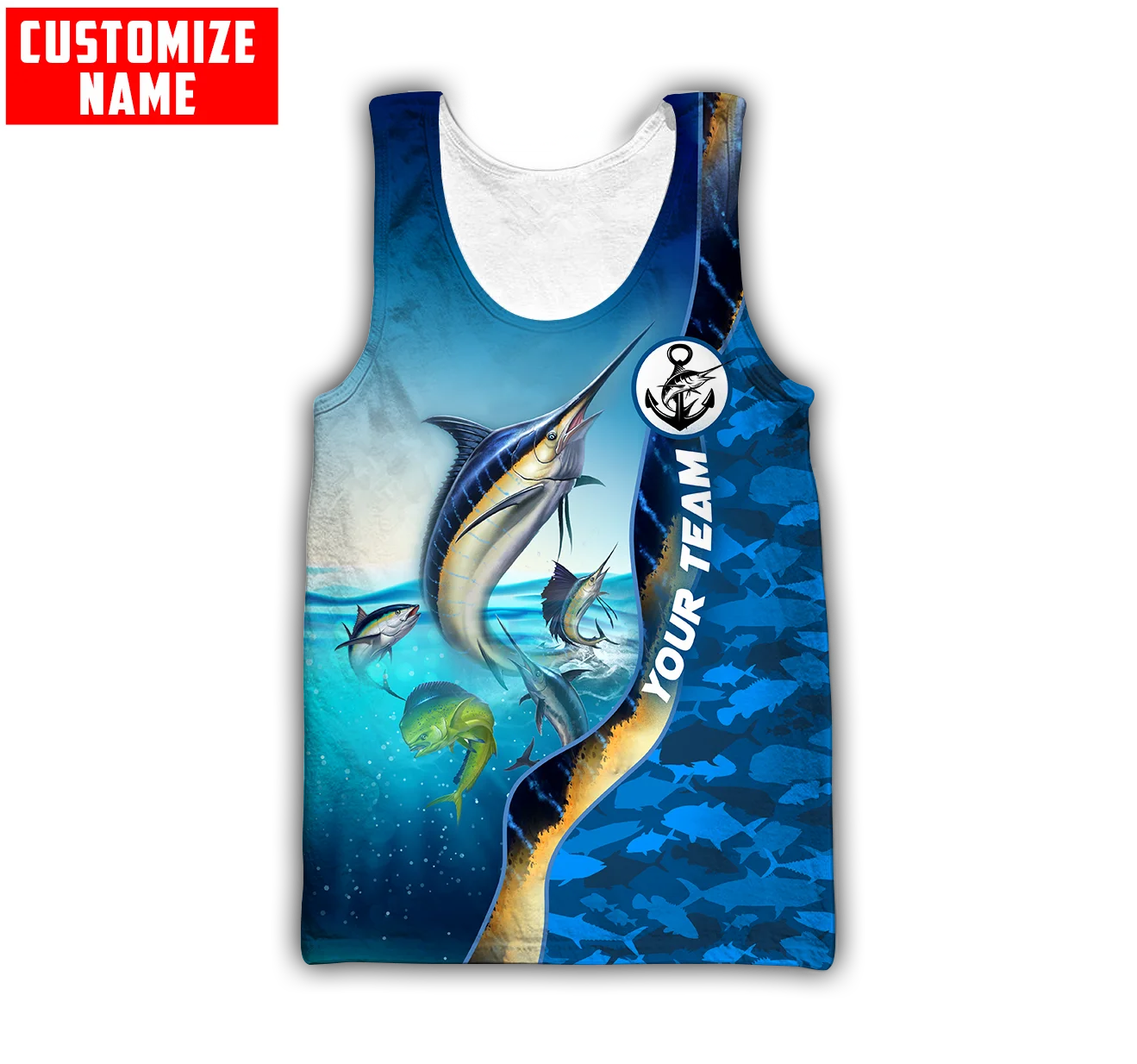 Nome personalizzato Mahi mahi  - Fishing Vest recensione e prezzo